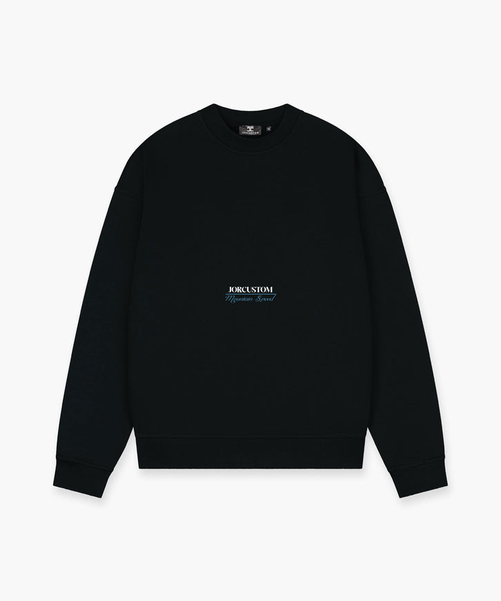Jorcustom Jorcustom Sweater Crewneck Fleece SkiGlass FW26 Black