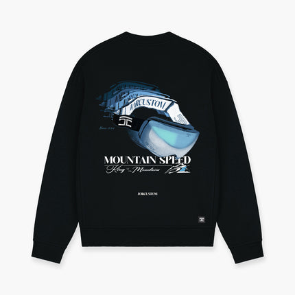 Jorcustom Jorcustom Sweater Crewneck Fleece SkiGlass FW26 Black