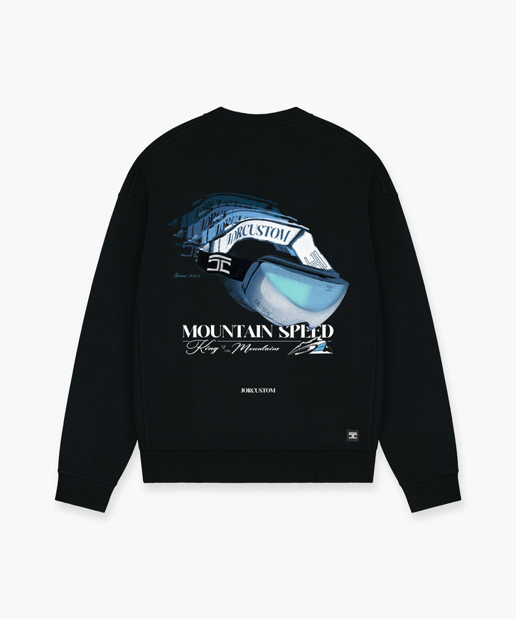 Jorcustom Jorcustom Sweater Crewneck Fleece SkiGlass FW26 Black