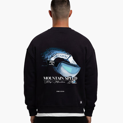 Jorcustom Jorcustom Sweater Crewneck Fleece SkiGlass FW26 Black
