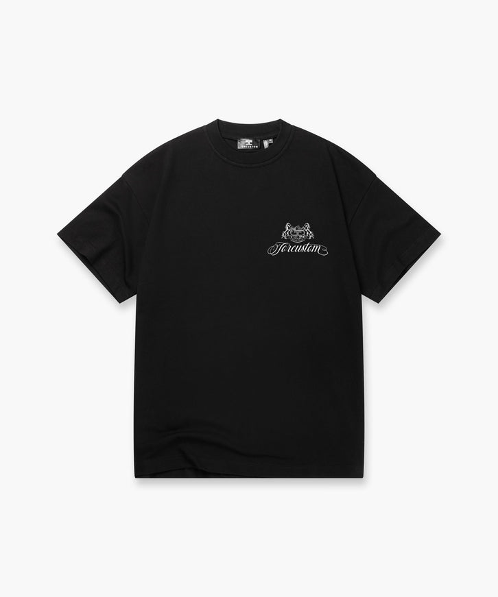 Jorcustom Jorcustom T-Shirt Handscript 2.0 FW26 Black