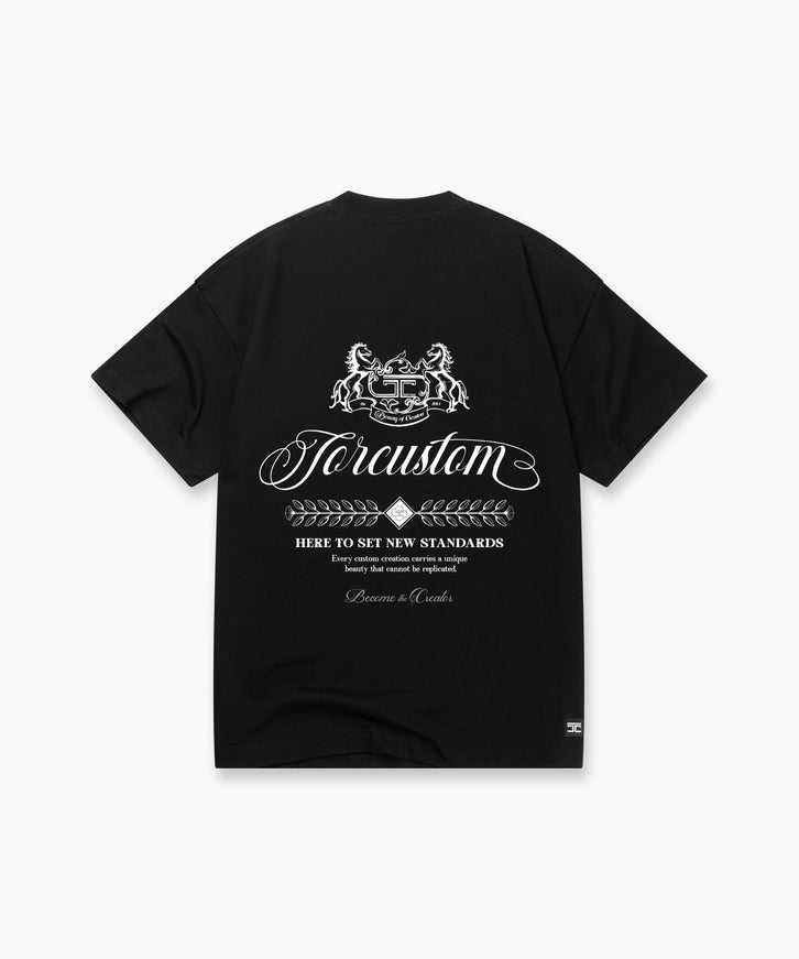 Jorcustom Jorcustom T-Shirt Handscript 2.0 FW26 Black