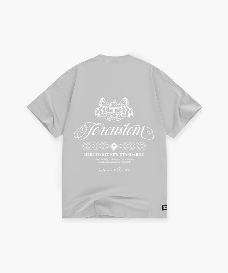 Jorcustom Jorcustom T-Shirt Handscript 2.0 FW26 Light Grey