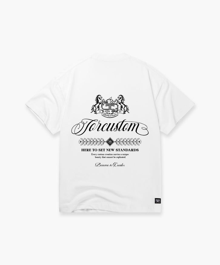 Jorcustom Jorcustom T-Shirt Handscript 2.0 FW26 White