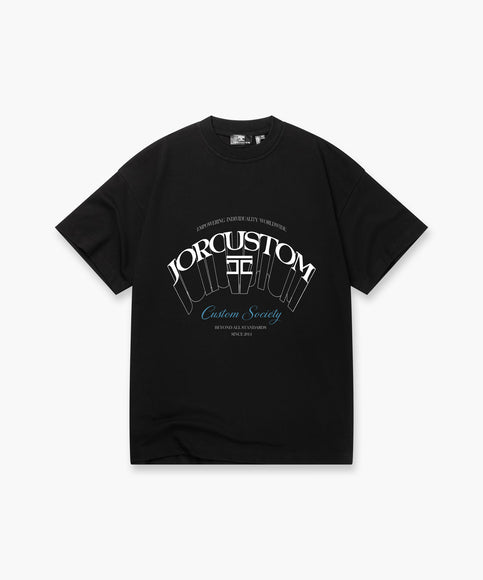 Jorcustom Jorcustom T-Shirt Individuality FW26 Black