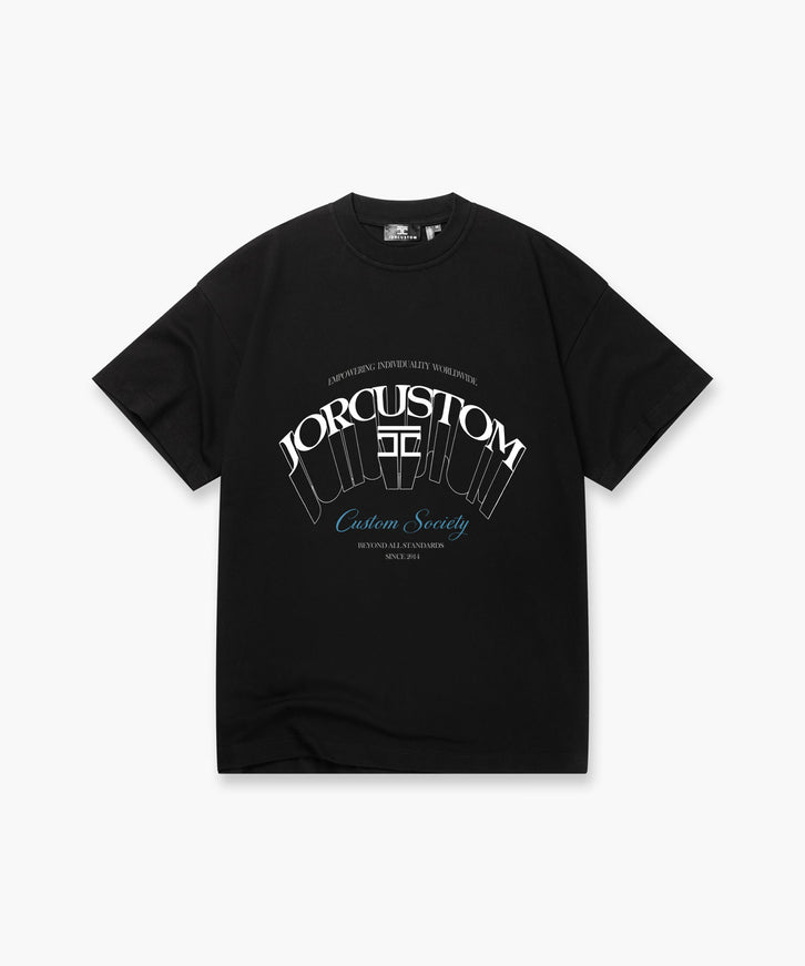 Jorcustom Jorcustom T-Shirt Individuality FW26 Black