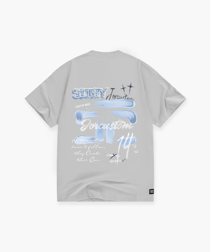 Jorcustom Jorcustom T-Shirt Loose Fit Artist 2.0 SS26 Light Grey