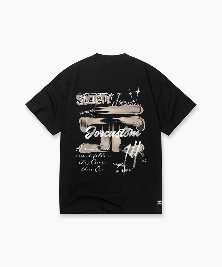 Jorcustom Jorcustom T-Shirt Loose Fit Artist SS26 Black