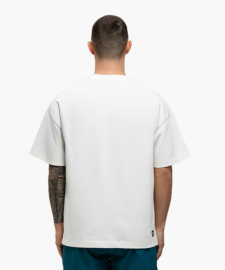 Jorcustom Jorcustom T-Shirt Loose Fit Custom Society SS26 White/Teal