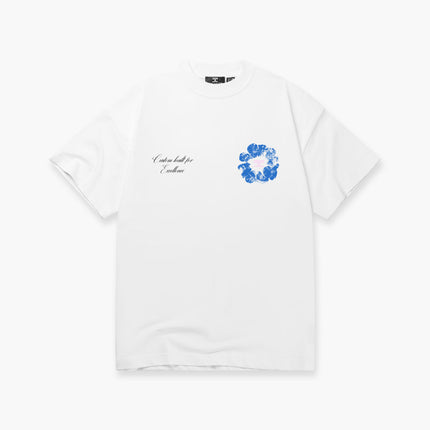 Jorcustom Jorcustom T-Shirt Loose Fit Flowers SS26 White