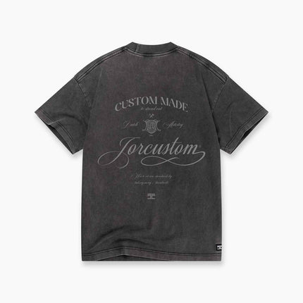 Jorcustom Jorcustom T-Shirt Loose Fit Handscript SS26 Acid Grey