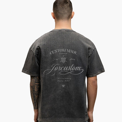 Jorcustom Jorcustom T-Shirt Loose Fit Handscript SS26 Acid Grey