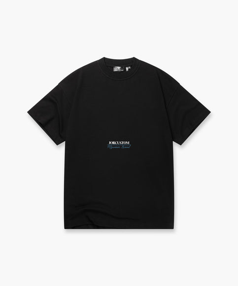 Jorcustom Jorcustom T-Shirt Loose Fit SkiGlass FW26 Black