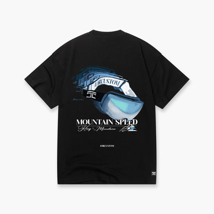 Jorcustom Jorcustom T-Shirt Loose Fit SkiGlass FW26 Black