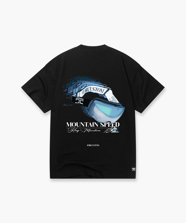Jorcustom Jorcustom T-Shirt Loose Fit SkiGlass FW26 Black
