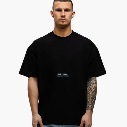 Jorcustom Jorcustom T-Shirt Loose Fit SkiGlass FW26 Black