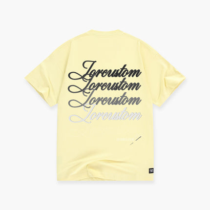 Jorcustom Jorcustom T-Shirt Loose Fit Stitched SS26 Vintage Yellow