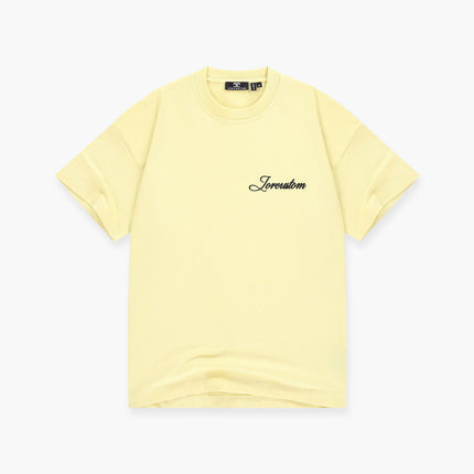 Jorcustom Jorcustom T-Shirt Loose Fit Stitched SS26 Vintage Yellow