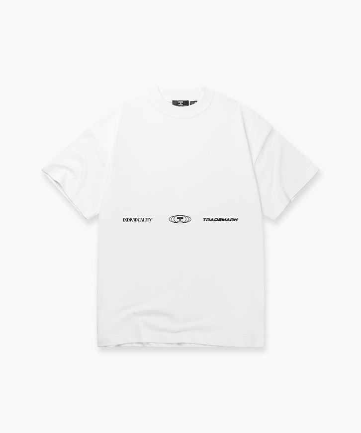 Jorcustom Jorcustom T-Shirt Loose Fit UncommonMinds SS26 White Grey/ Melange