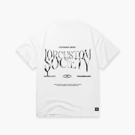 Jorcustom Jorcustom T-Shirt Loose Fit UncommonMinds SS26 White Grey/ Melange