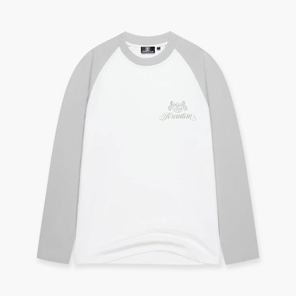 Jorcustom Jorcustom T-Shirt Raglan Handscript 2.0 FW26 White/Light Grey