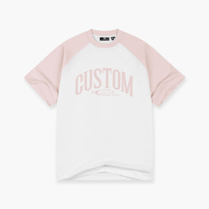 Jorcustom Jorcustom T-Shirt Raglan SS26 White-AshPink