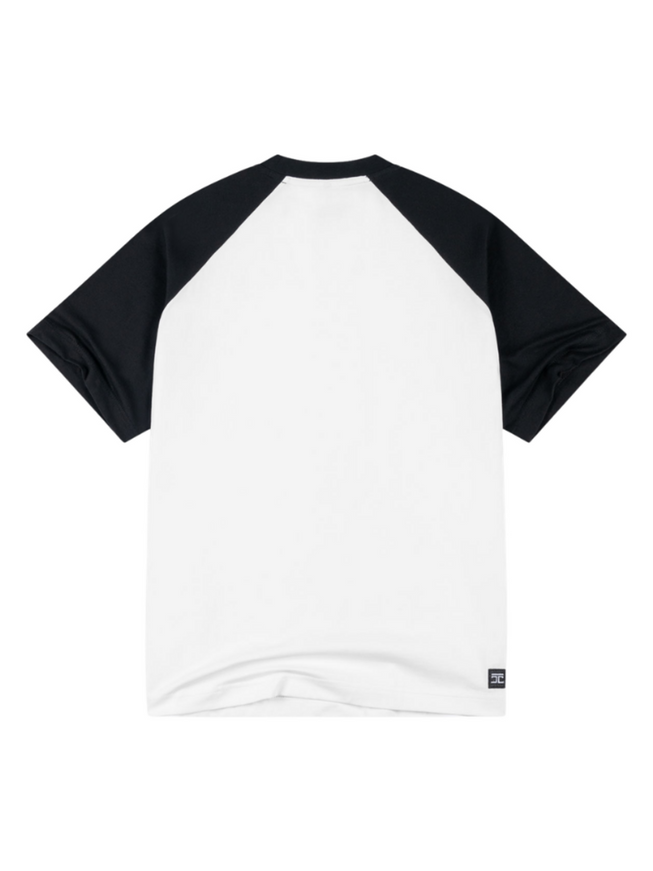 Jorcustom Jorcustom T-Shirt Raglan SS26 White-Black