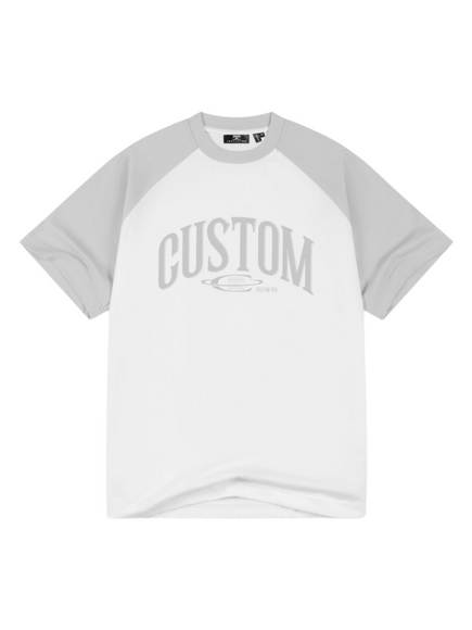 Jorcustom Jorcustom T-Shirt Raglan SS26 White-Grey