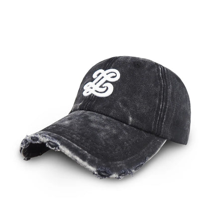 Lueur Lueur Cap Washed Distressed FW25 Black