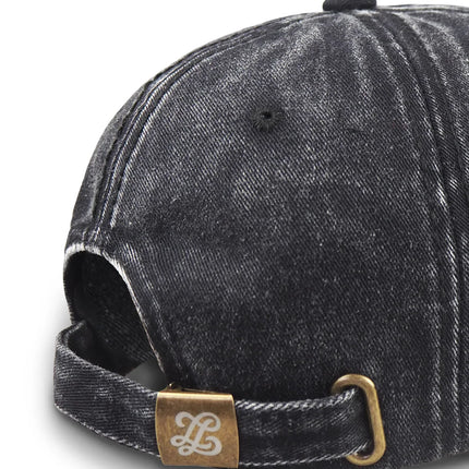 Lueur Lueur Cap Washed Distressed FW25 Black
