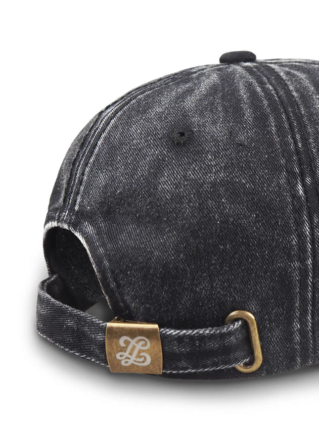 Lueur Lueur Cap Washed Distressed FW25 Black