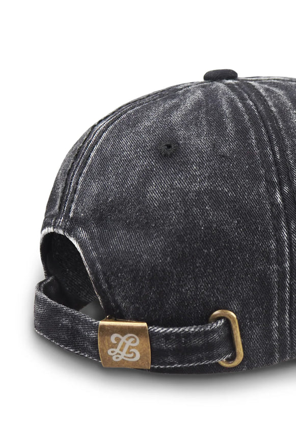 Lueur Lueur Cap Washed Distressed FW25 Black