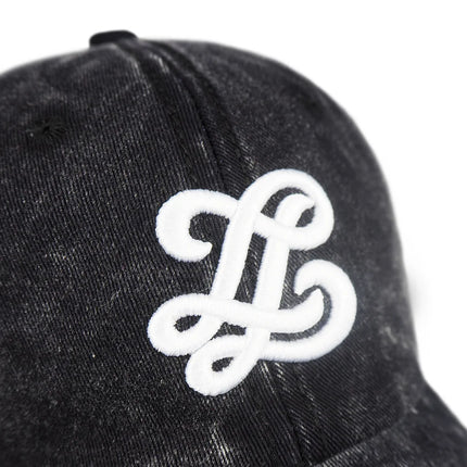 Lueur Lueur Cap Washed Distressed FW25 Black