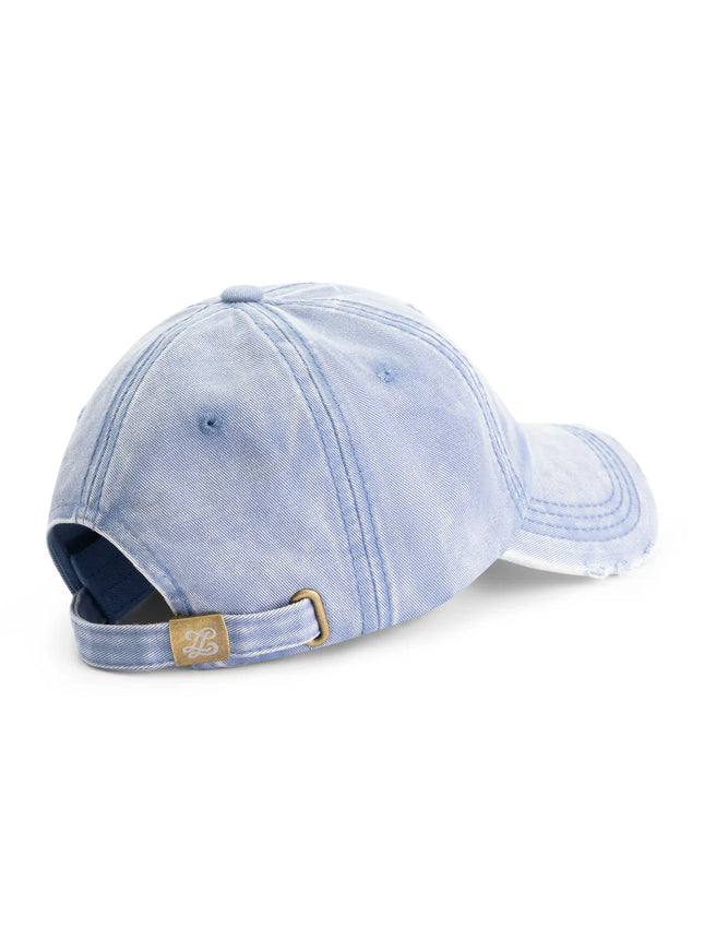 Lueur Lueur Cap Washed Distressed FW25 Blue