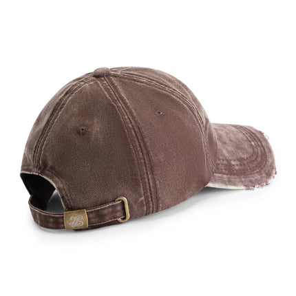 Lueur Lueur Cap Washed Distressed FW25 Brown