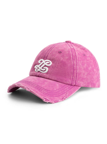 Lueur Lueur Cap Washed Distressed FW25 Pink