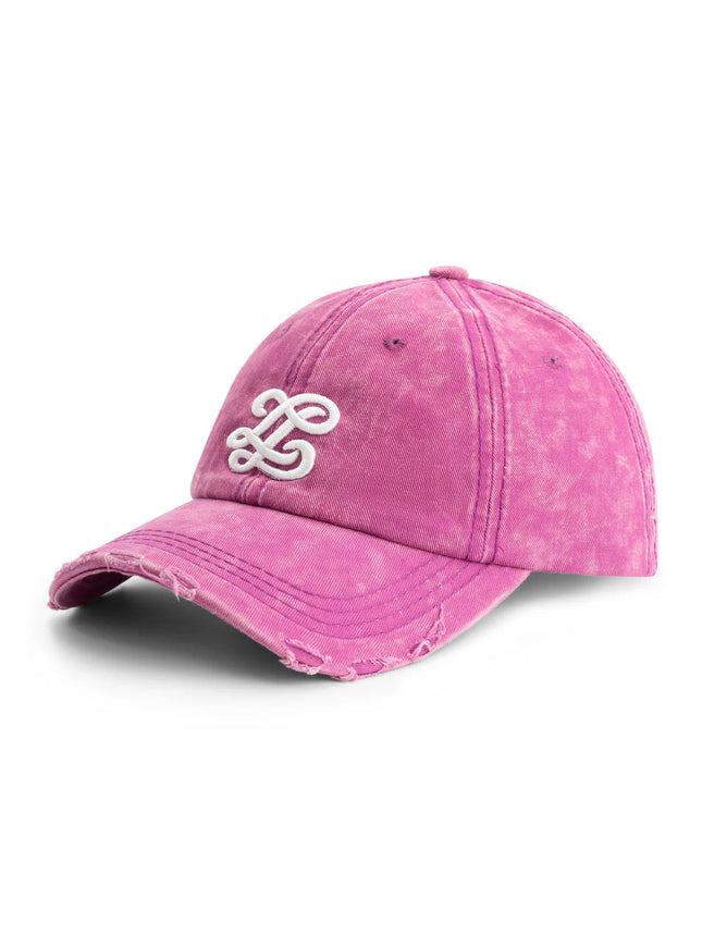 Lueur Lueur Cap Washed Distressed FW25 Pink
