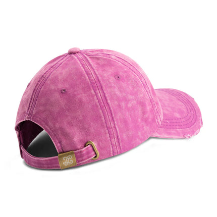 Lueur Lueur Cap Washed Distressed FW25 Pink