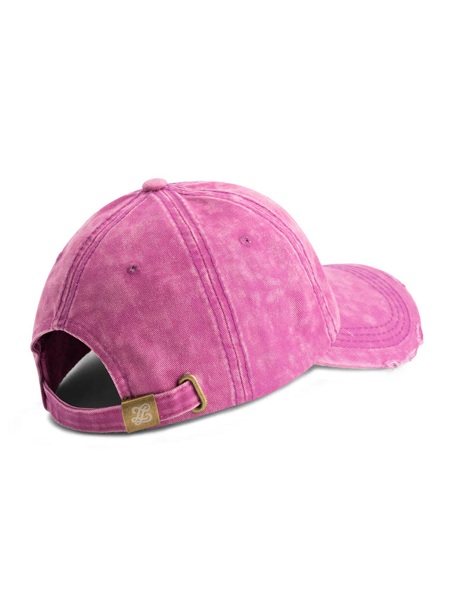 Lueur Lueur Cap Washed Distressed FW25 Pink