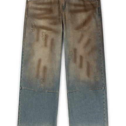 Lueur Lueur Jeans Baggy Mud Wash SS26 Blue