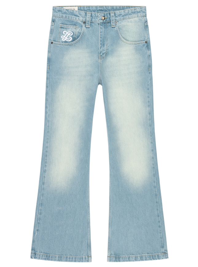 Lueur Lueur Jeans Flare Verdeen FW25 Blue