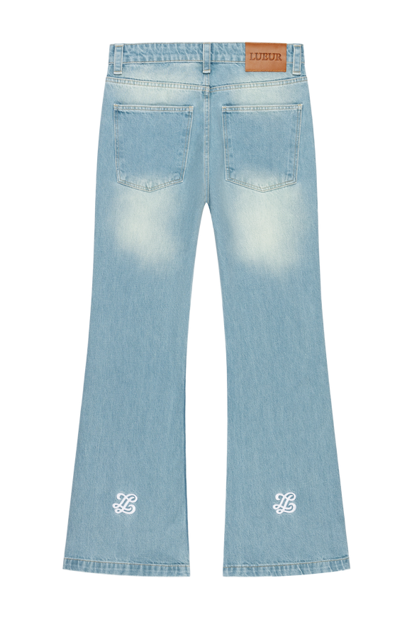 Lueur Lueur Jeans Flare Verdeen FW25 Blue