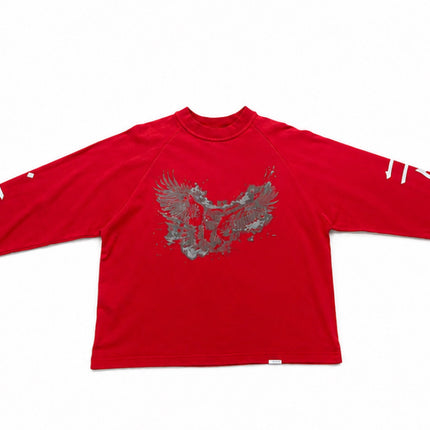 Lueur Lueur Longsleeve Eagle of Egypt FW26 Red
