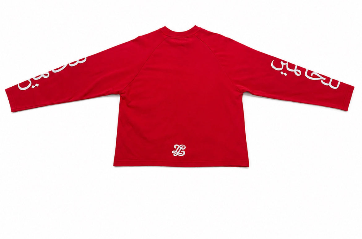 Lueur Lueur Longsleeve Eagle of Egypt FW26 Red