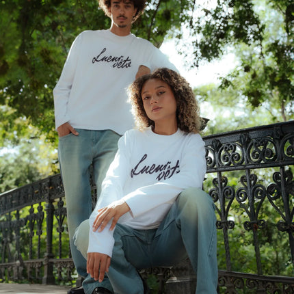 Lueur Lueur Longsleeve Vets FW25 White