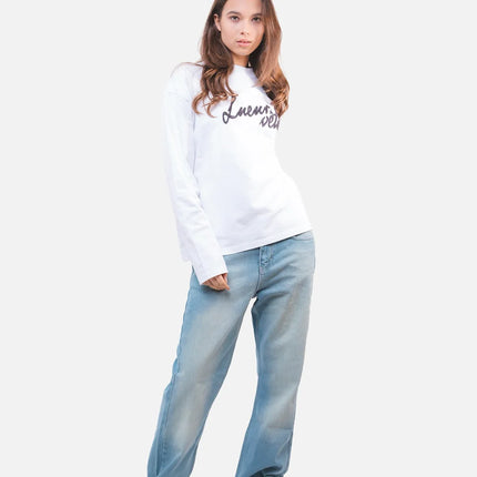 Lueur Lueur Longsleeve Vets FW25 White