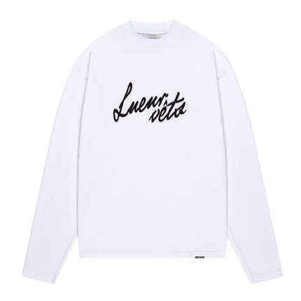 Lueur Lueur Longsleeve Vets FW25 White