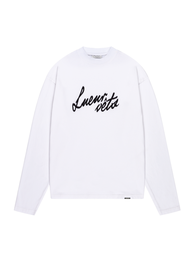 Lueur Lueur Longsleeve Vets FW25 White