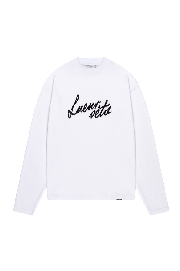 Lueur Lueur Longsleeve Vets FW25 White