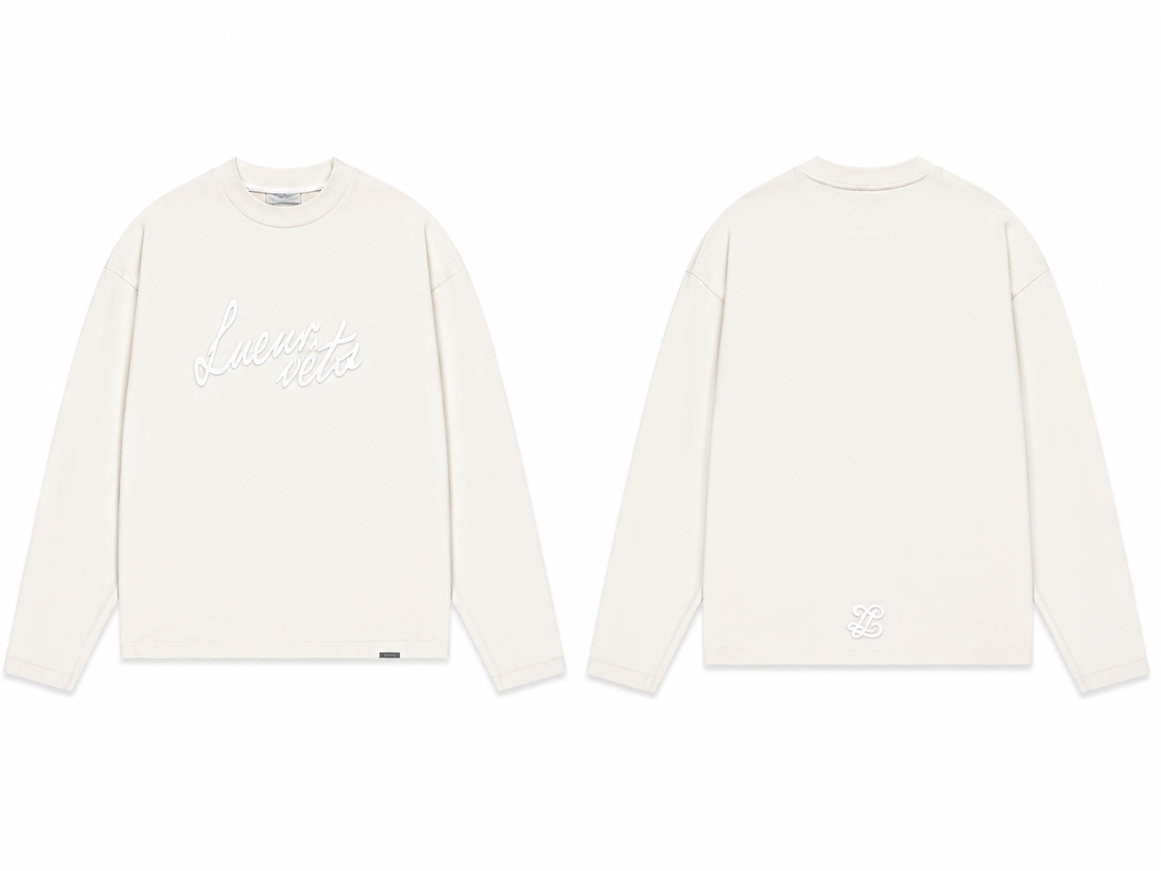Lueur Lueur Longsleeve Vets Raglan SS26 Off-White